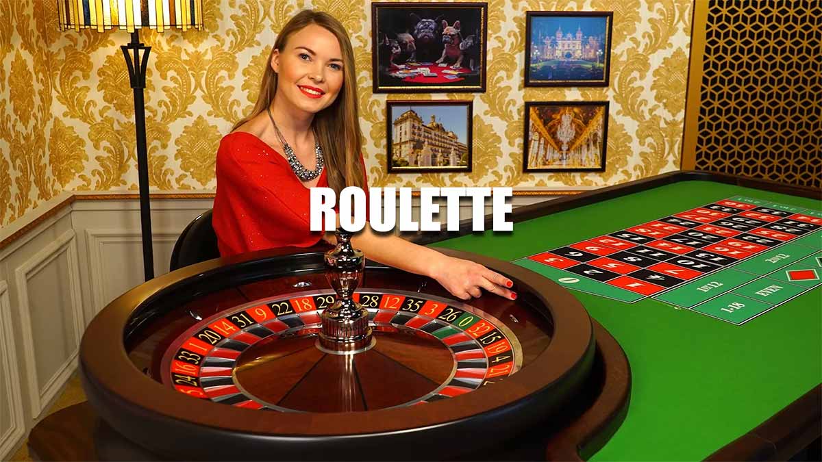 Online roulette with a live dealer