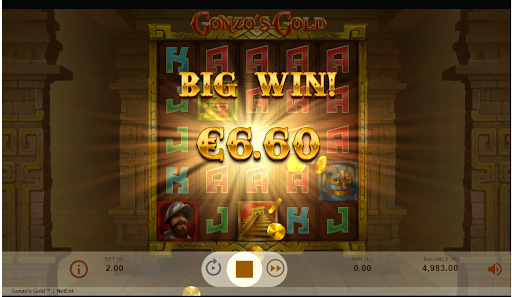 gonzos gold online casino slot by netent
