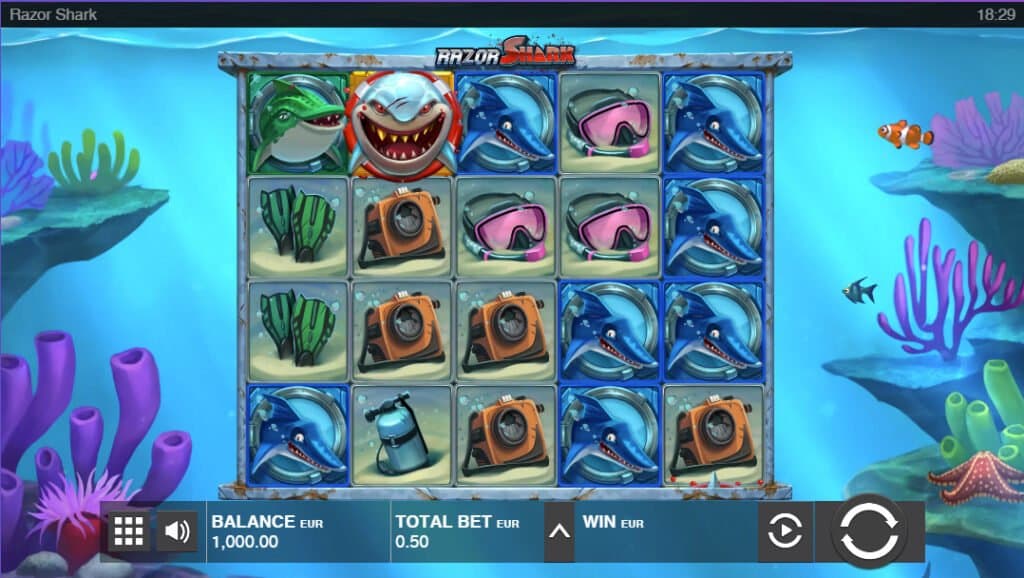 casino slot Razor Shark by Push Gaming