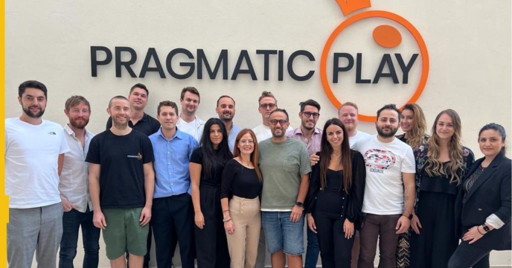 the team at pragmatic play taking a group picture