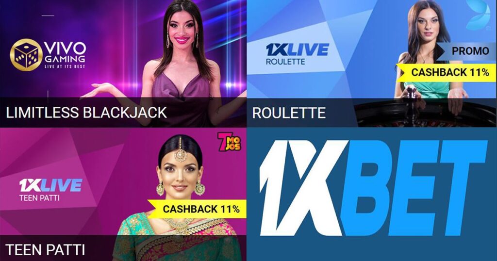 Top Rated Live Dealer Games at 1xBet Casino