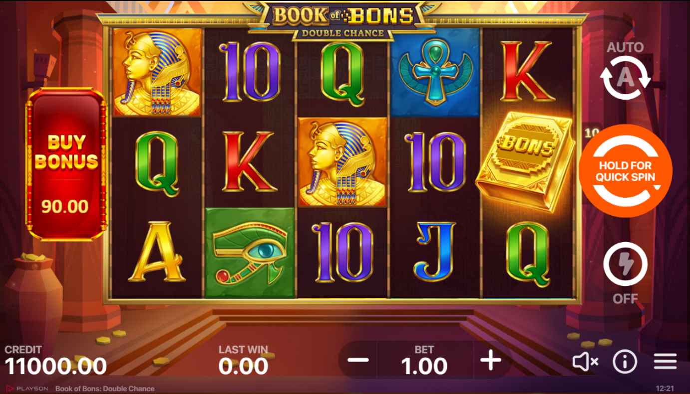 book of bons slot machine gameplay