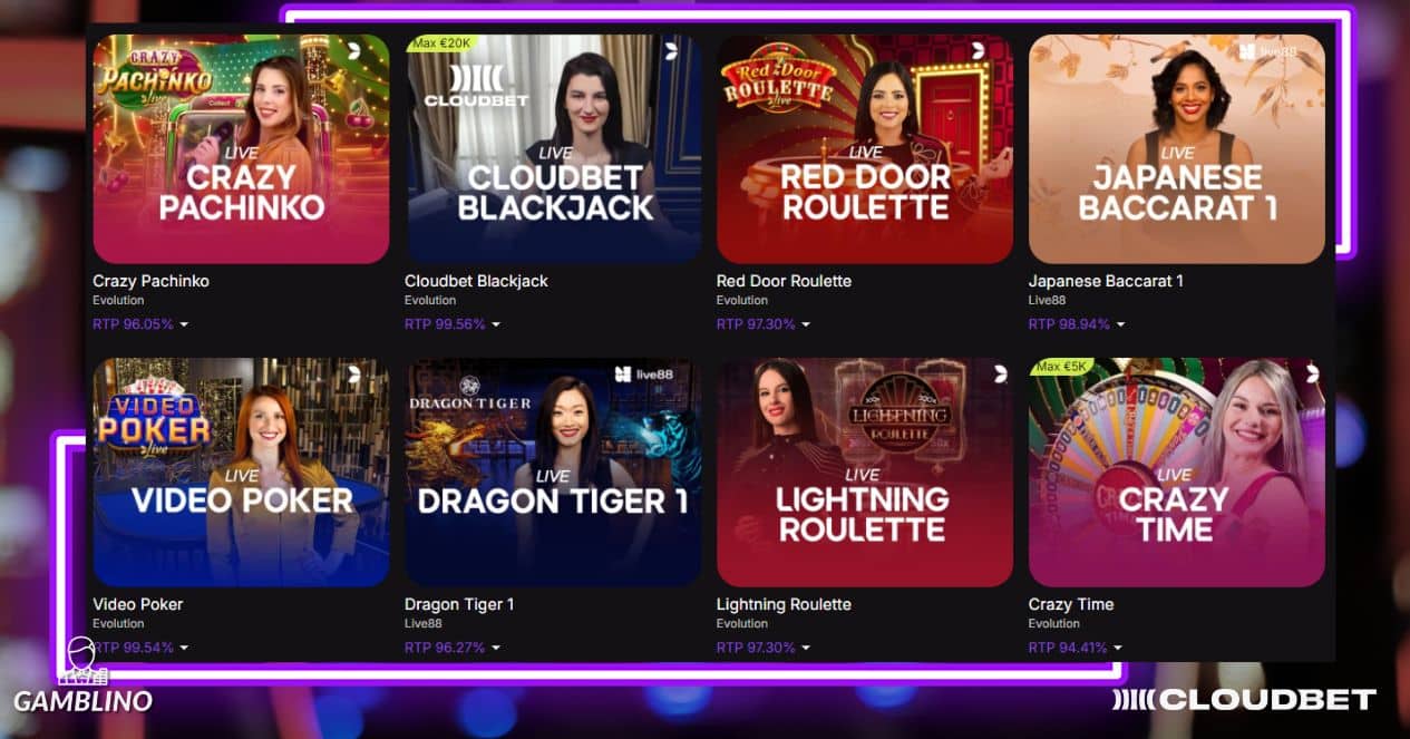 cloudbet live casino