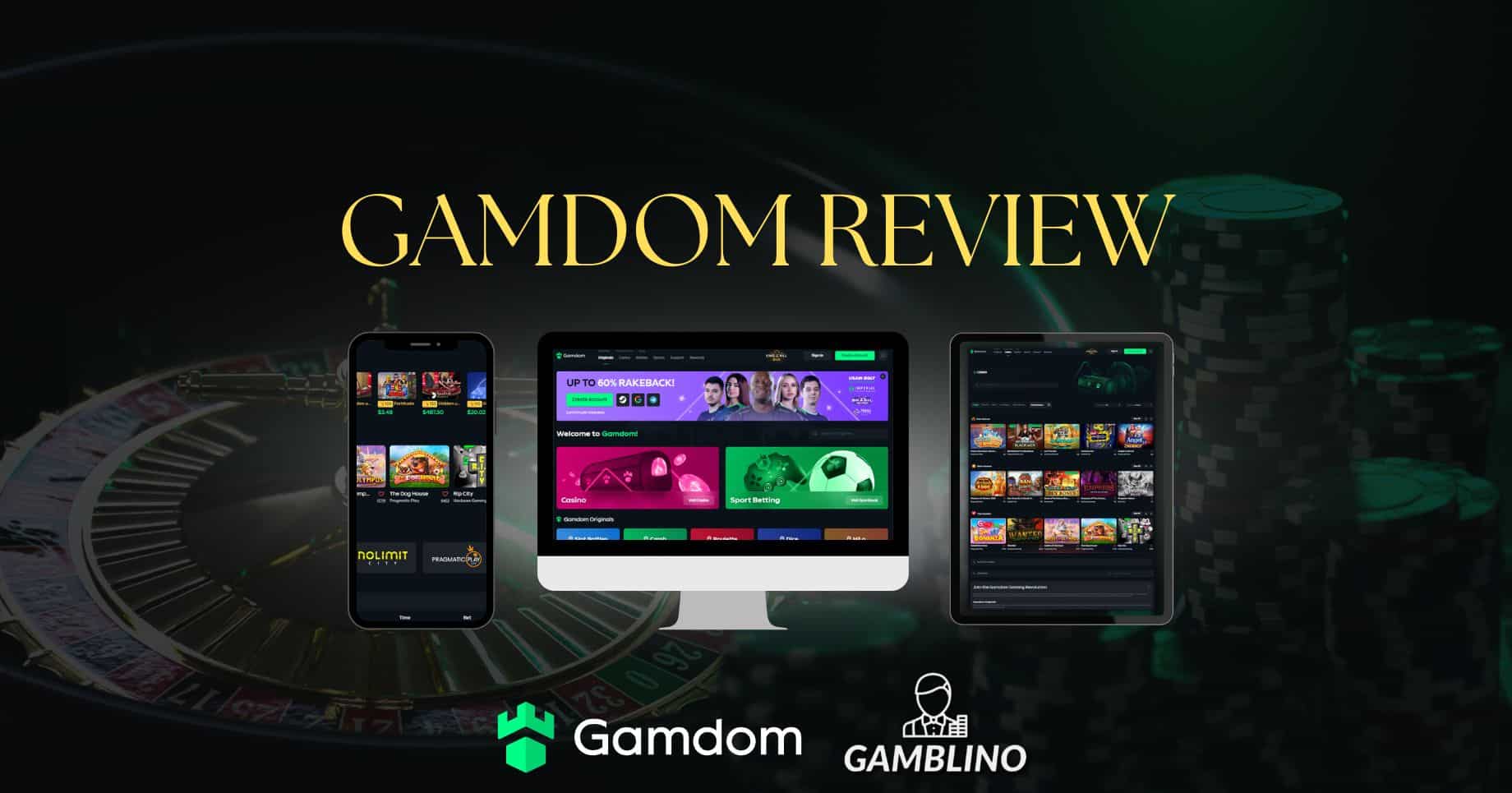 gamdom review top banner