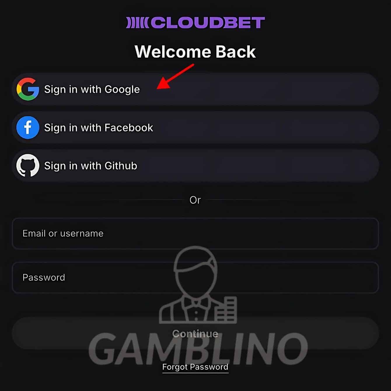 step 3 how to sign up cloudbet