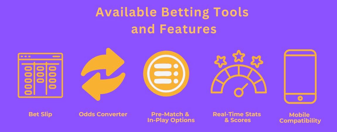 available betting tools and features