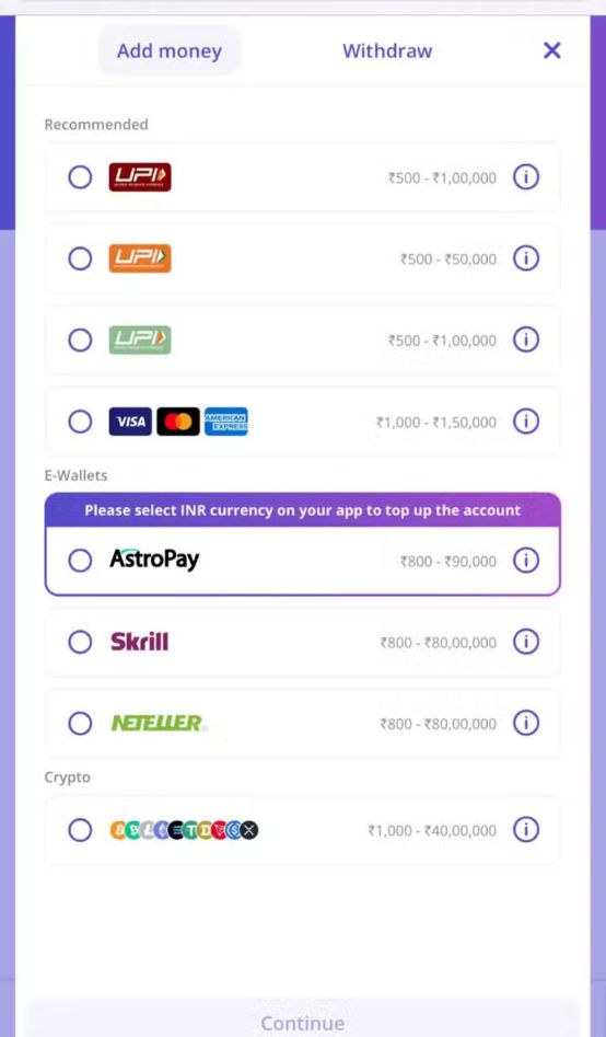 deposit on casino days step 2