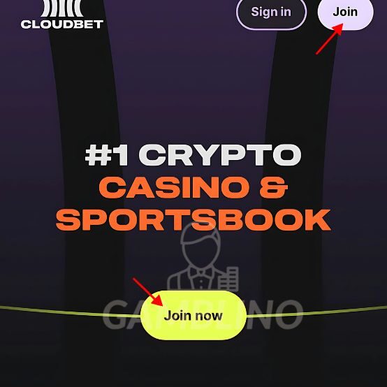 step 1 how to sign up cloudbet