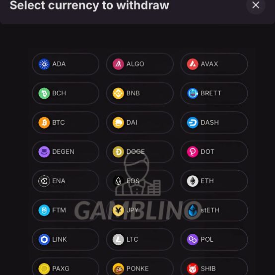 step 2 how to withdraw cloudbet