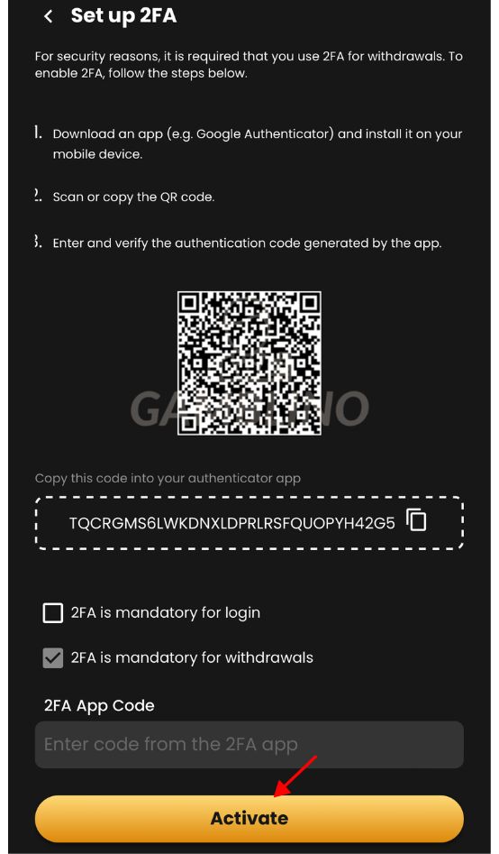 step 3 withdraw lucky block