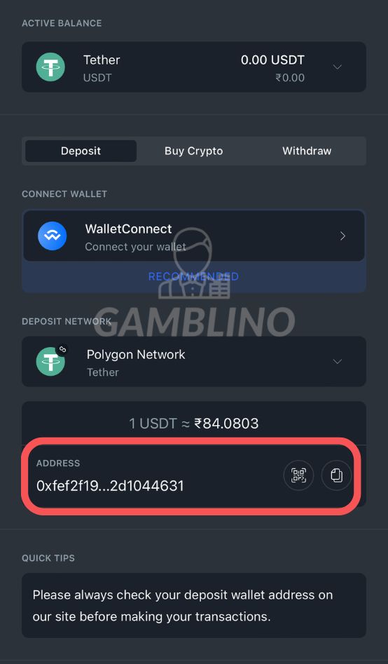 step 4 how to deposit sportsbet.io