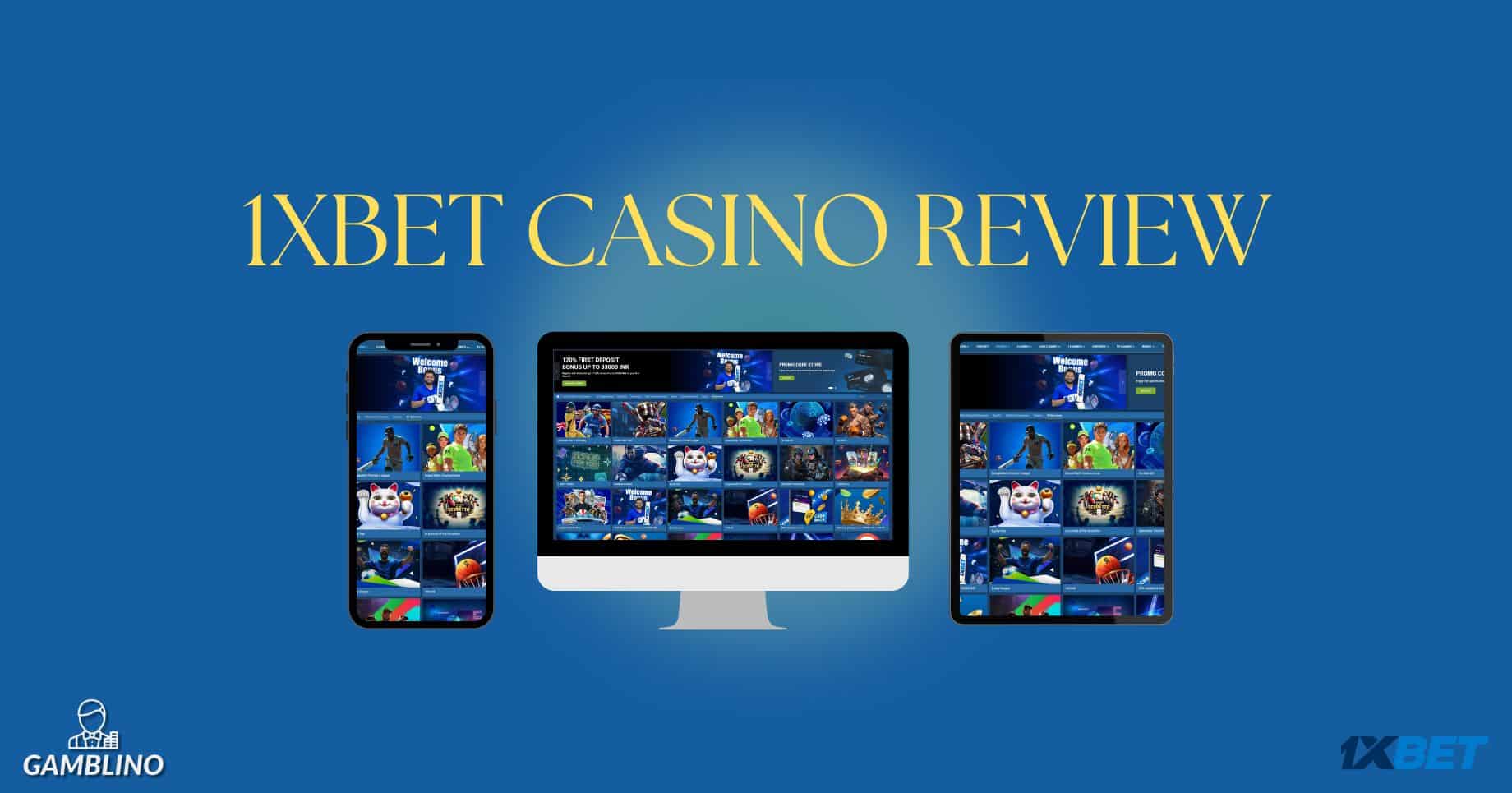 1xbet casino top banner