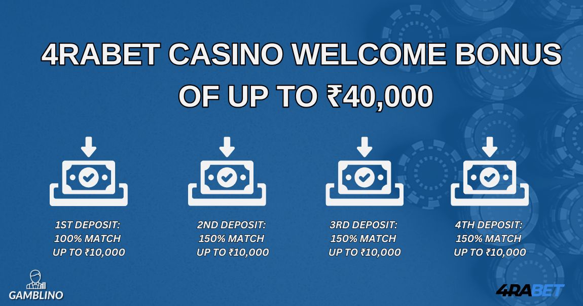 4rabet casino welcome bonus