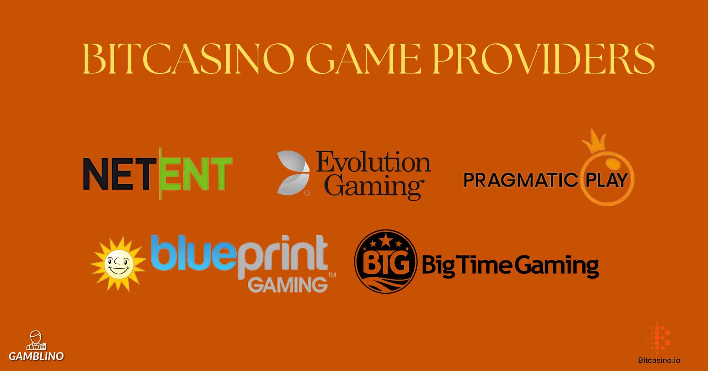 bitcasino game providers