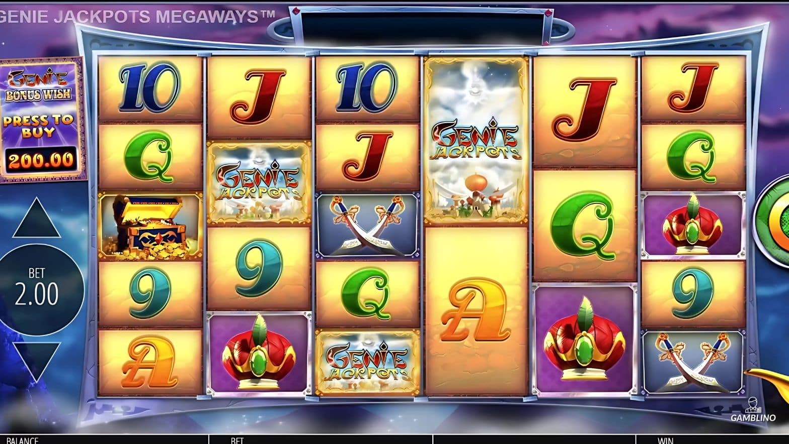 genie jackpots gameplay