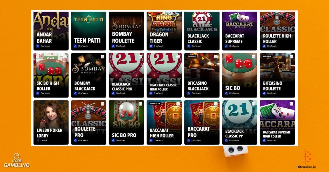 table games for for bitcasino