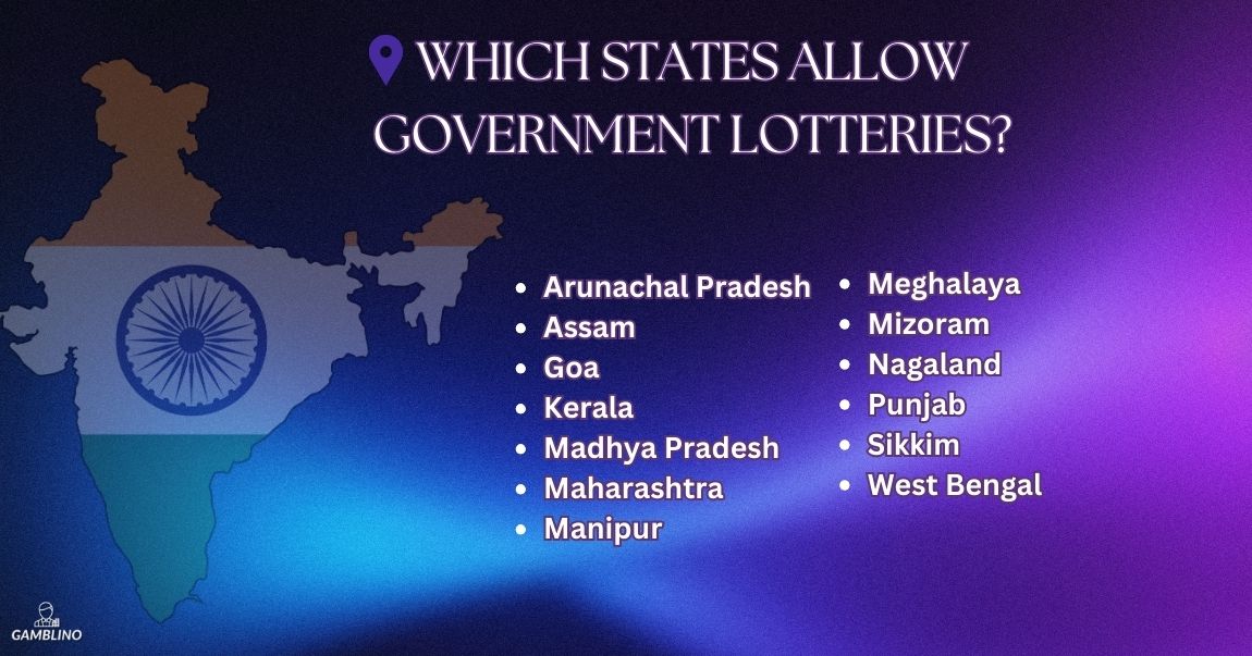 which states allow government lotteries